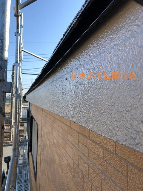 雨樋　水糸　水色